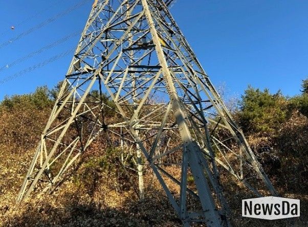 수동고개 송전탑