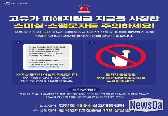 스미싱 피해예방 대응요령
